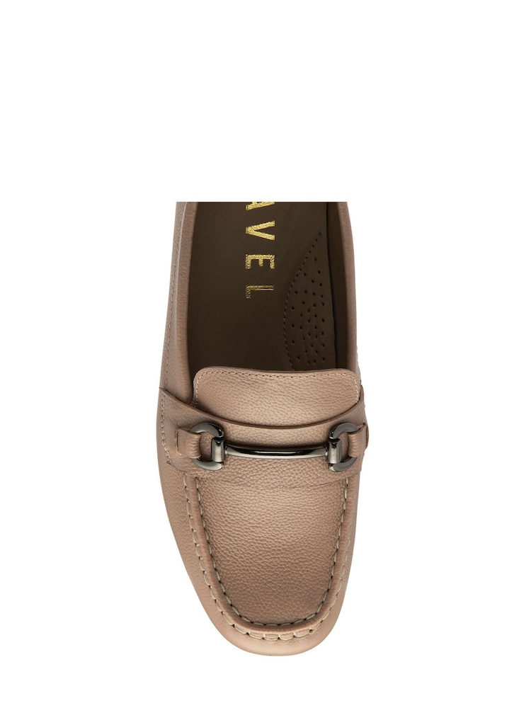 Ravel Nude Leather Driving Shoes Loafers - Image 4 of 4 Ravel Nude Leather Driving Shoes Loafers - Image 4 of 4