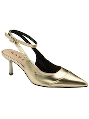 Ravel Gold Pointed Toe Court Shoes - Image 1 of 4