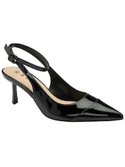 Ravel Black Pointed Toe Court Shoes - Image 1 of 4