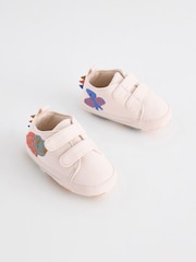 Cream Dinosaur Baby Two Strap Trainers (0-24mths) - Image 1 of 5