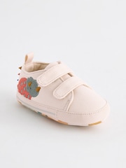 Cream Dinosaur Baby Two Strap Trainers (0-24mths) - Image 3 of 5