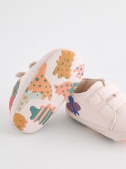 Cream Dinosaur Baby Two Strap Trainers (0-24mths) - Image 5 of 5