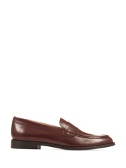 Jones Bootmaker Lotte Leather Penny Brown Loafers - Image 1 of 5