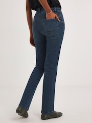 JD Williams Mid Blue Magisculpt Straight Leg Jeans - Image 2 of 4