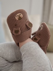 Brown Bear Slip-On Baby Shoes (0-2mths) - Image 2 of 7