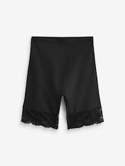 Black / Praline Nude Tummy Control Light Shaping Lace Back Shorts 2 Pack - Image 6 of 6