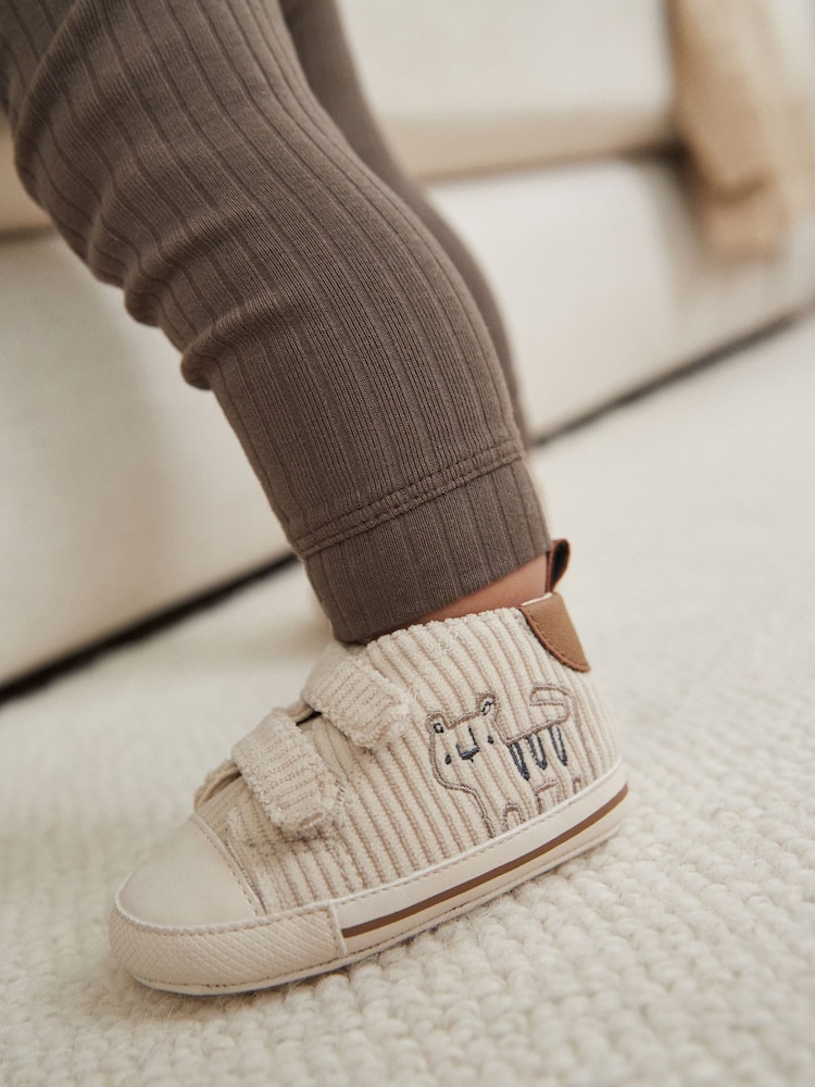 Nevtralni tiger - Two Strap Easy Fastening Baby Trainers (0-24mths) - Slika 1 iz 6