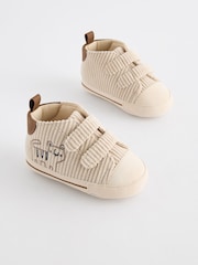 Nevtralni tiger - Two Strap Easy Fastening Baby Trainers (0-24mths) - Slika 3 iz 6