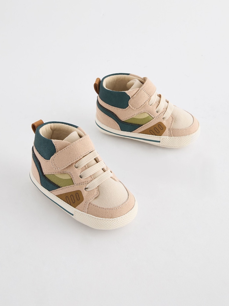 Multi High Top Baby Trainers (0-24mths) - Image 2 of 4