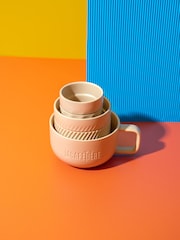 La Cafetière Cream Family Mug Set - Image 3 of 5