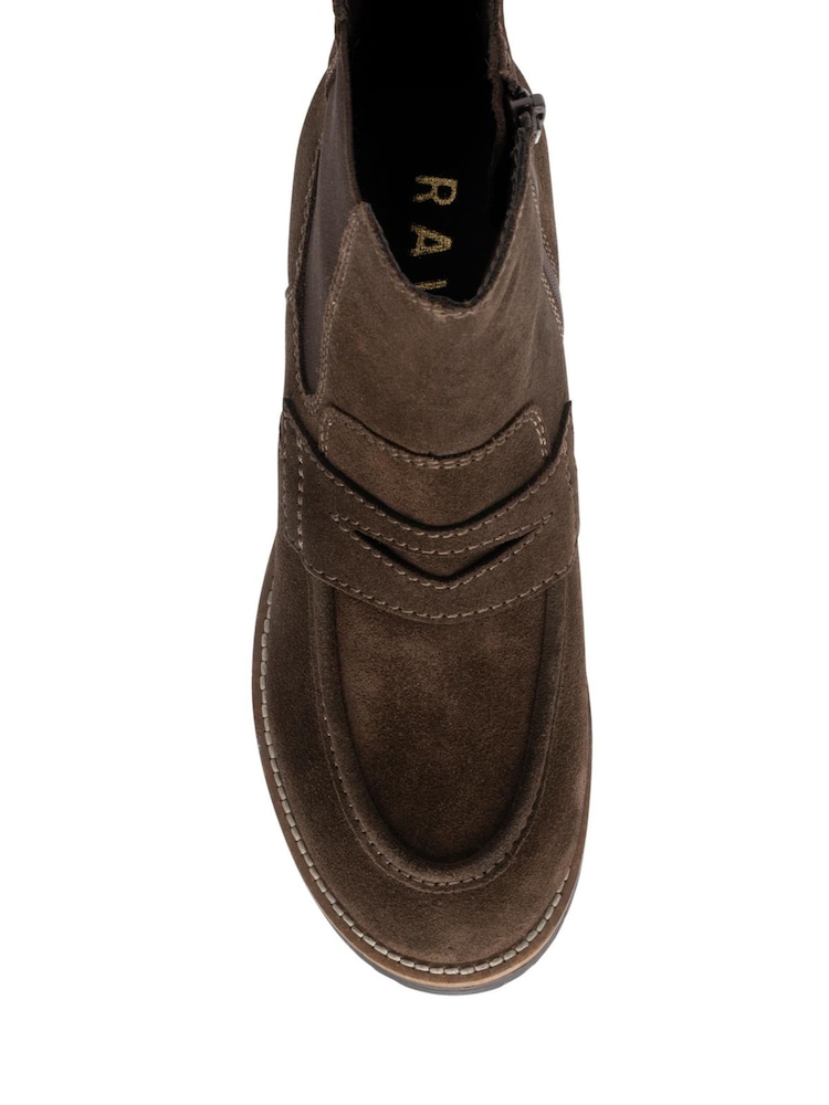 Ravel Brown Suede Ankle Boots - Image 4 of 4