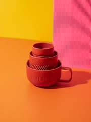 La Cafetière Red Family Mug Set - Image 2 of 4