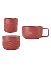 La Cafetière Red Family Mug Set - Image 4 of 4