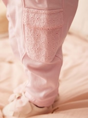Baker by Ted Baker Frilled T-Shirt and Cargo Trouser Set - Image 4 of 8
