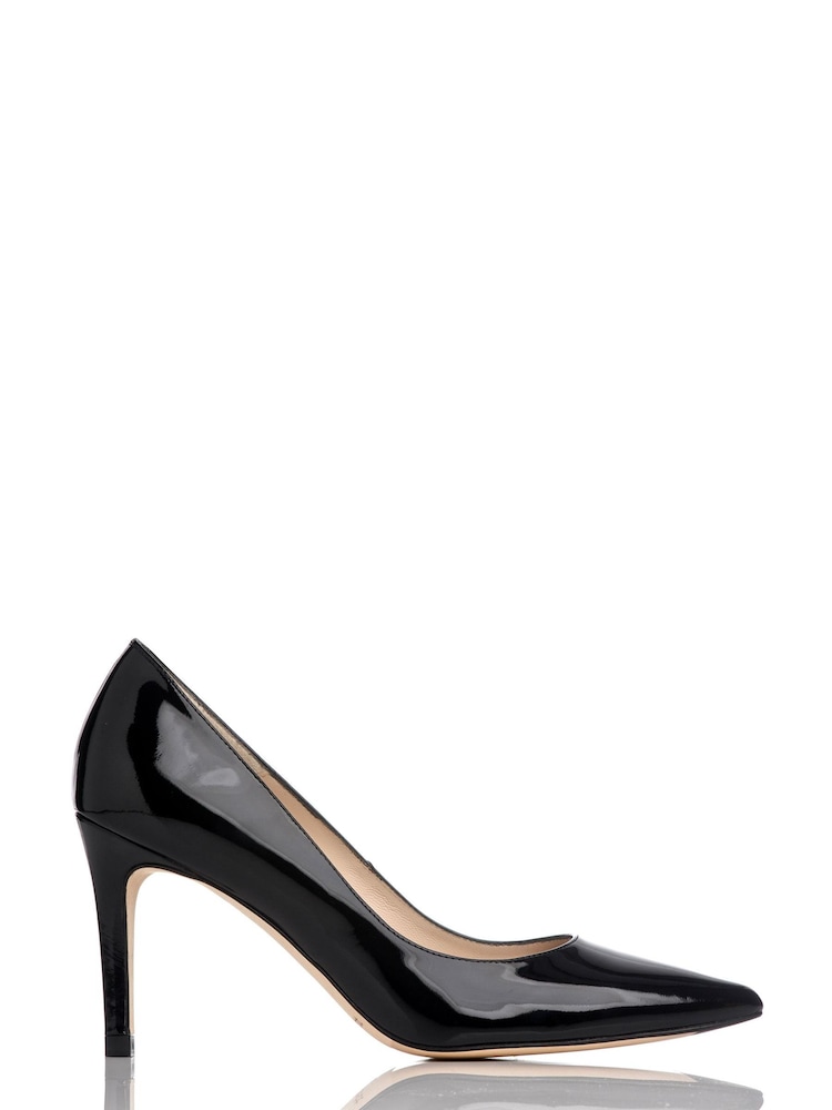 LK Bennett Floret Patent Leather Pointed Toe Courts - Image 1 of 5
