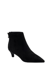 أسود - Ravel Microfibre Pointed-Toe Ankle Boots - صورة 1 من 4