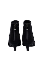 أسود - Ravel Microfibre Pointed-Toe Ankle Boots - صورة 3 من 4