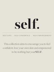 self. Ecru White Cotton Blend Cuffed Joggers - Image 3 of 8