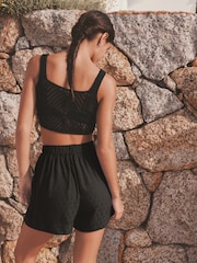 Black Pull-On Shorts - Image 3 of 7