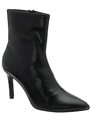 Ravel Black Pointed-Toe Ankle Boots - Image 1 of 4