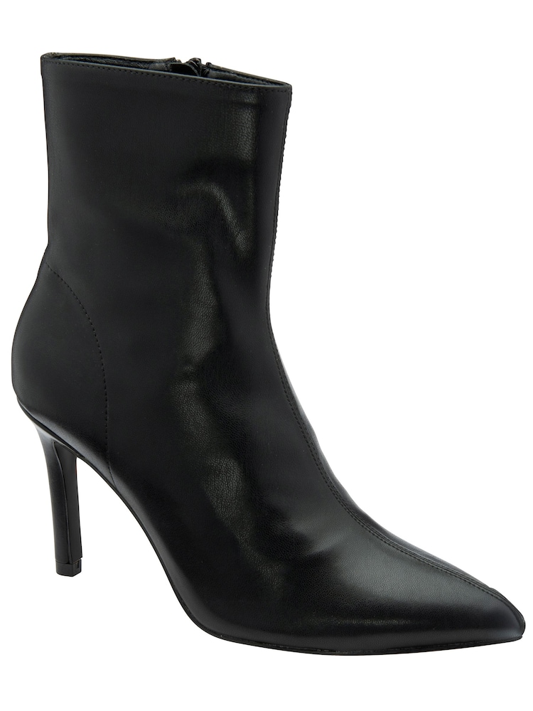 Ravel Black Pointed-Toe Ankle Boots - Image 1 of 4 Ravel Black Pointed-Toe Ankle Boots - Image 1 of 4