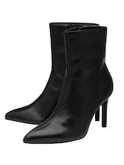 Ravel Black Pointed-Toe Ankle Boots - Image 2 of 4