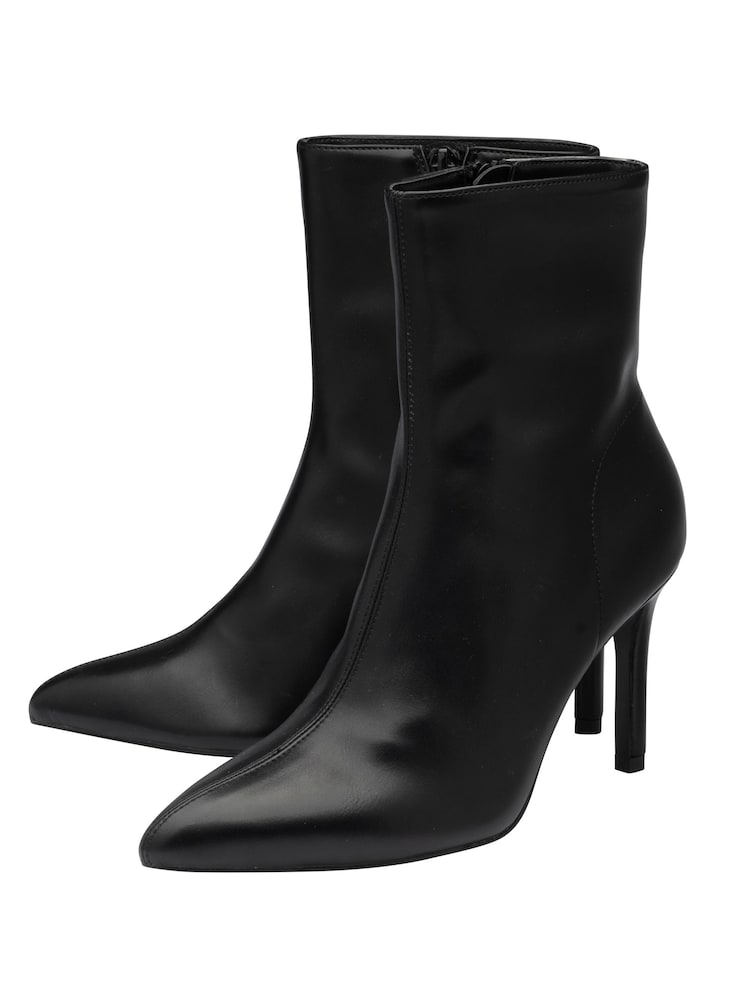 Ravel Black Pointed-Toe Ankle Boots - Image 2 of 4 Ravel Black Pointed-Toe Ankle Boots - Image 2 of 4