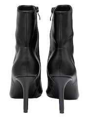 Ravel Black Pointed-Toe Ankle Boots - Image 3 of 4