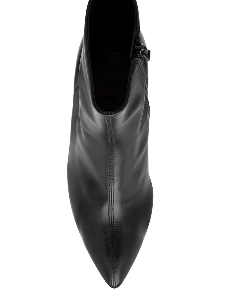 Ravel Black Pointed-Toe Ankle Boots - Image 4 of 4 Ravel Black Pointed-Toe Ankle Boots - Image 4 of 4