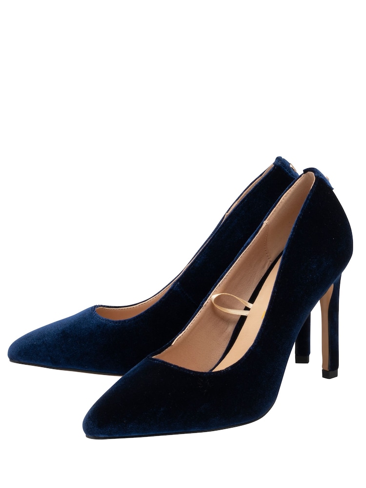 Azul - Zapatos de salón con puntera en punta de Ravel - Imagen 2 de 4
