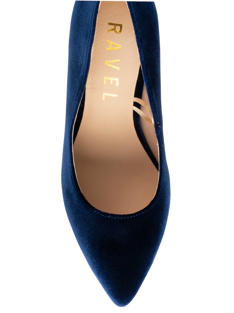 Azul - Zapatos de salón con puntera en punta de Ravel - Imagen 4 de 4