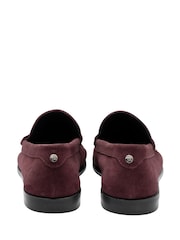 Ravel Red Suede Loafers - Image 3 of 4
