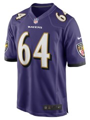 Nike Purple NFL Baltimore Ravens Home Game Jersey - Purple - Tyler Linderbaum - Image 2 of 3