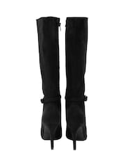 Ravel Black Stiletto-Heel Knee-High Boots - Image 3 of 4