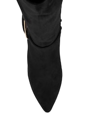 Ravel Black Stiletto-Heel Knee-High Boots - Image 4 of 4