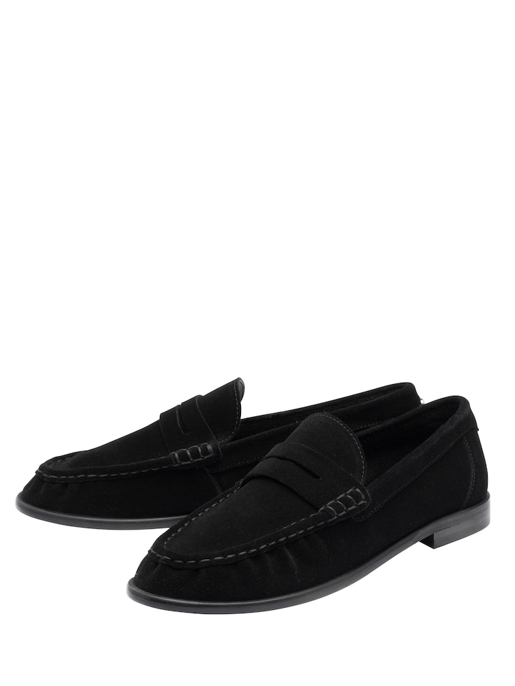 Ravel Black Suede Loafers - Image 2 of 4