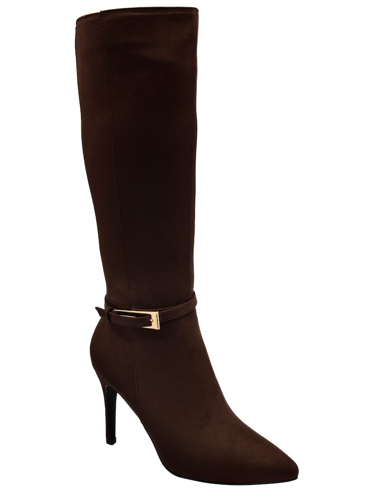 chocolate brown dress pants Wool Gabardine These dark brown tuxedo Plus Womens' Lace & Light Tan Size:L (Bust 94 cm)