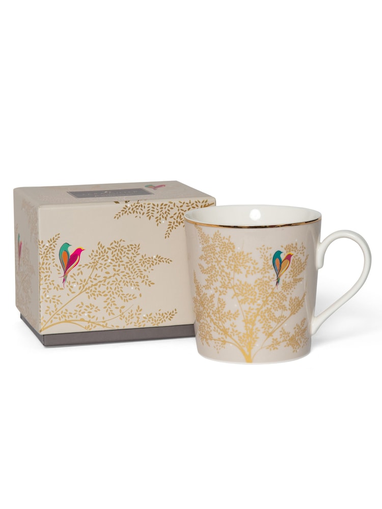 Sara Miller Cream Chelsea Mug - Image 2 of 2 Sara Miller Cream Chelsea Mug - Image 2 of 2