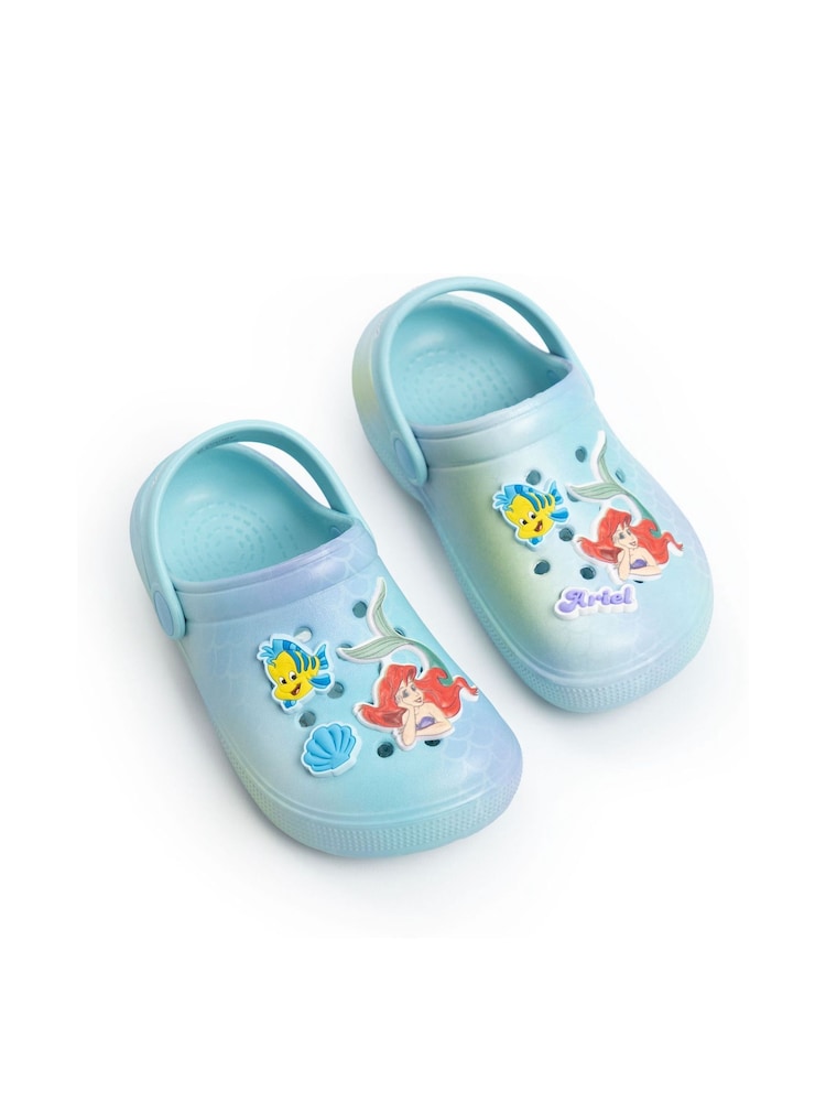 Vanilla Underground Blue Disney Ariel Little Mermaid Clogs - Image 6 of 6 Vanilla Underground Blue Disney Ariel Little Mermaid Clogs - Image 6 of 6
