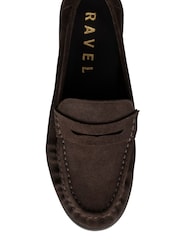 Ravel Brown Suede Loafers - Image 4 of 4