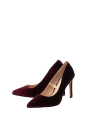 Ravel Red Pointed-Toe Court Shoes - Image 2 of 4