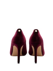 Ravel Red Pointed-Toe Court Shoes - Image 3 of 4