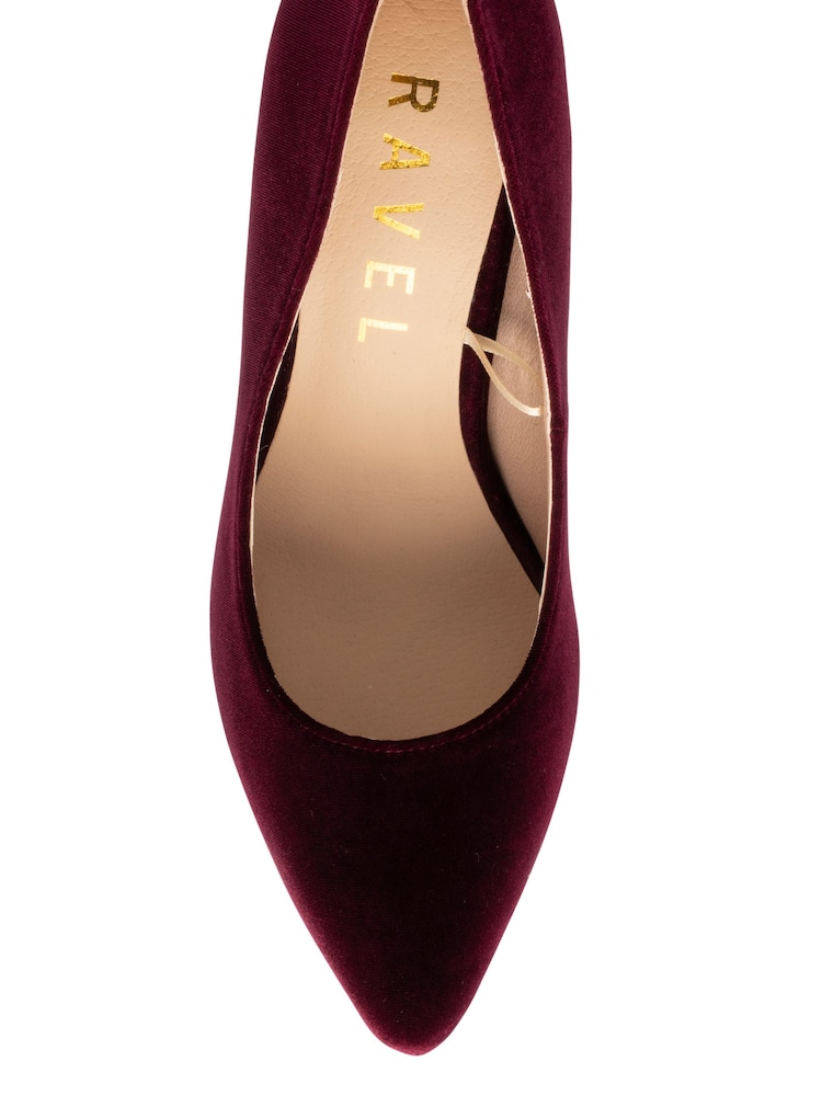 Ravel Red Pointed-Toe Court Shoes - Image 4 of 4 Ravel Red Pointed-Toe Court Shoes - Image 4 of 4