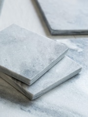 Set of 4 Grey Marble Coasters - Image 1 of 3