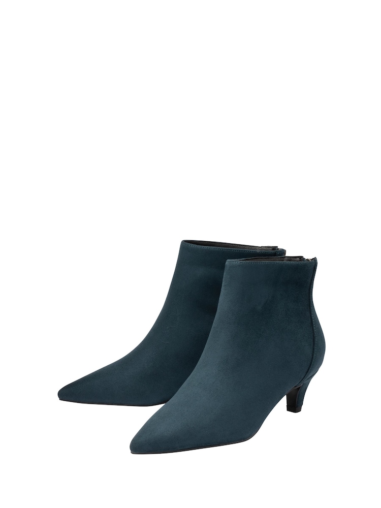 أزرق - Ravel Microfibre Pointed-Toe Ankle Boots - صورة 2 من 4 أزرق - Ravel Microfibre Pointed-Toe Ankle Boots - صورة 2 من 4