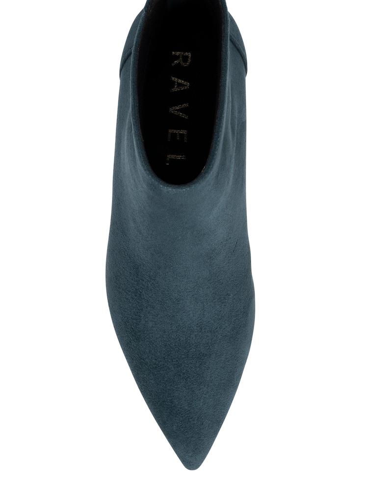 أزرق - Ravel Microfibre Pointed-Toe Ankle Boots - صورة 4 من 4 أزرق - Ravel Microfibre Pointed-Toe Ankle Boots - صورة 4 من 4