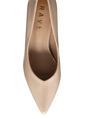 Ravel Nude Patent Kitten-Heel Court Shoes - Image 4 of 4