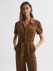 Paige Cropped Jumpsuit - Image 3 of 5