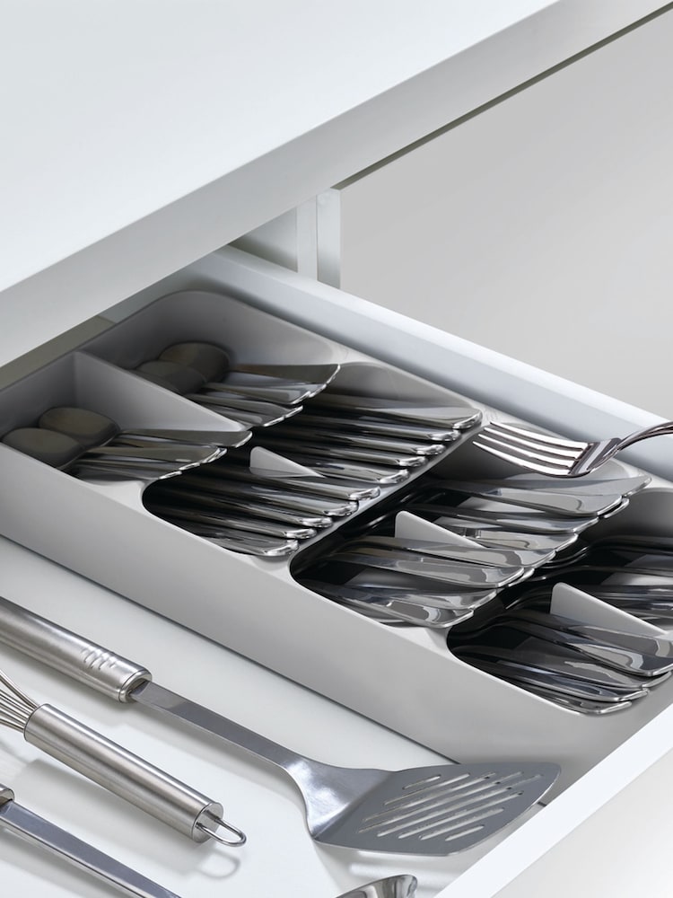 Joseph Joseph Grey DrawerStore Large Compact Cutlery Organiser - Image 1 of 4