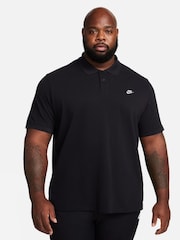 Nike Black Club Short Sleeve Polo Shirt - Image 1 of 6